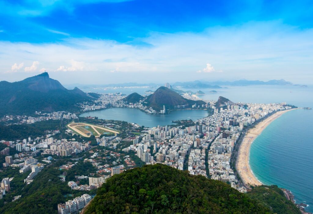 Aerial view of Rio de Janeiro, Brazil