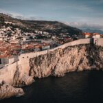 Aerian view of Dubrovnik in Croatia