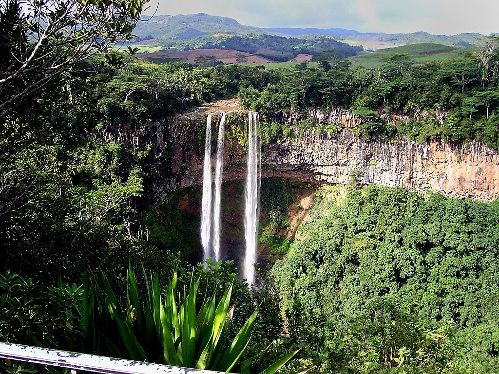 Cascade de Chamarel sur l'Île Maurice