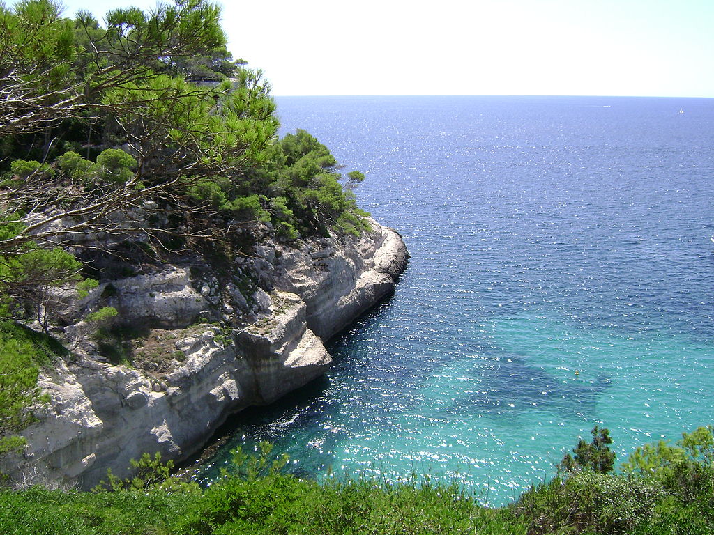 Creek in Menorca, Balearic Islands