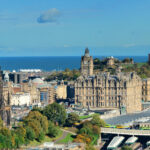 Edinburgh in Scotland, UK