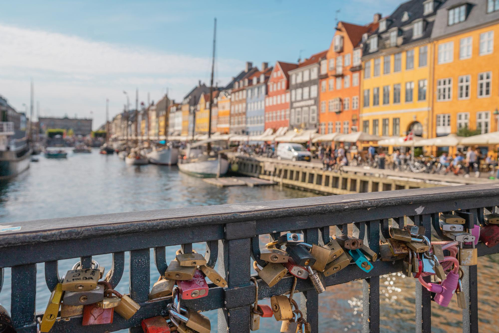 Nyhavn in Copenhagen, Denmark