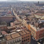 View of Old Toulouse from Saint Sernin