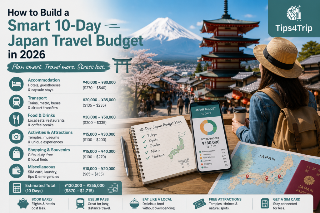 Smart 10 day travel budget
